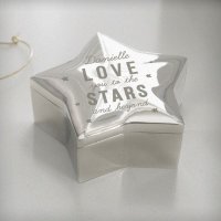 (image for) Personalised Love You To The Stars Star Trinket Box