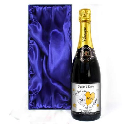 (image for) Personalised A Perfect Love Champagne with Gift Box