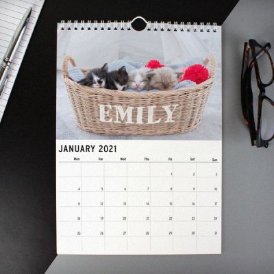 (image for) Personalised A4 Cats & Kittens Calendar