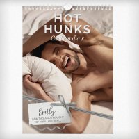 (image for) Personalised A4 Hot Hunks Calendar