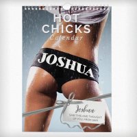 (image for) Personalised A4 Hot Chicks Calendar
