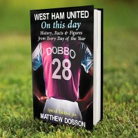 (image for) Personalised West Ham On This Day Book