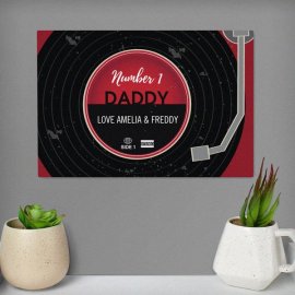 (image for) Personalised Vintage Record Metal Sign