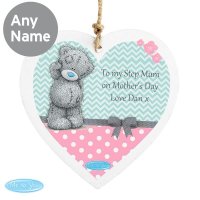 (image for) Personalised Me To You Pastel Belle Wooden Heart Decoration