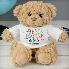 (image for) Personalised Best Teacher Teddy Bear