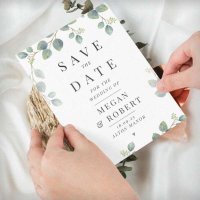 (image for) Personalised Botanical Save the Date Pack of 36