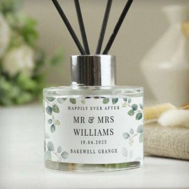 (image for) Personalised Botanical Free Text Reed Diffuser