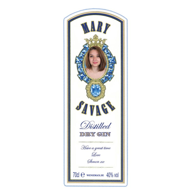 (image for) Bombay Gin Personalised Gift 70cl - Click Image to Close