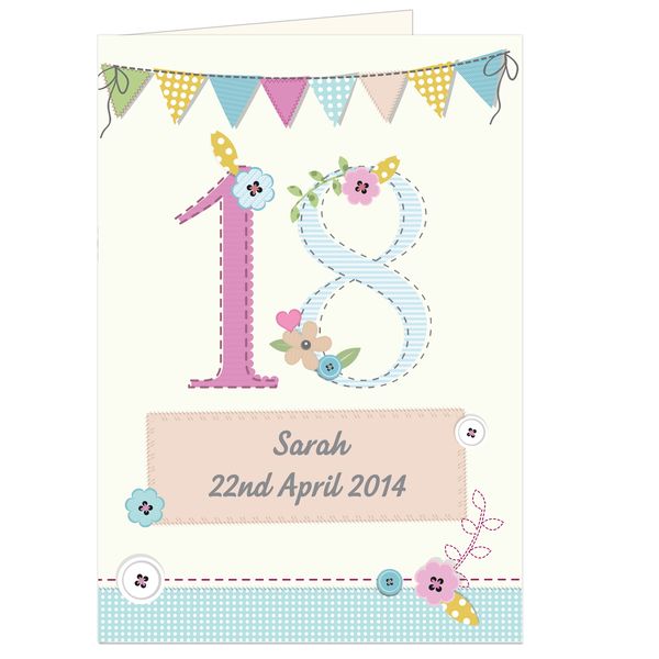 (image for) Personalised Birthday Craft Card - Click Image to Close