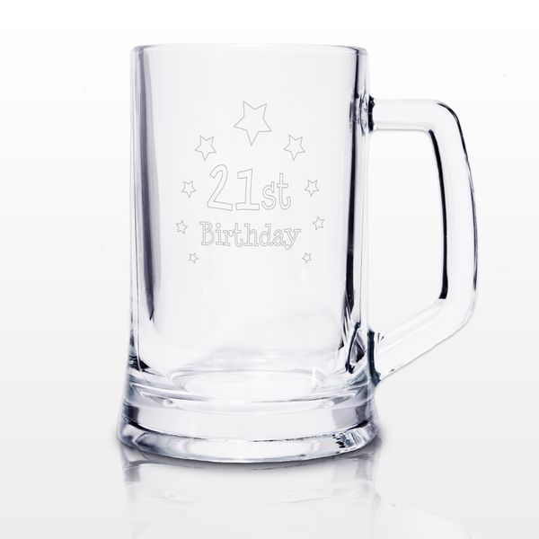 (image for) 21st Birthday Stern Tankard - Click Image to Close