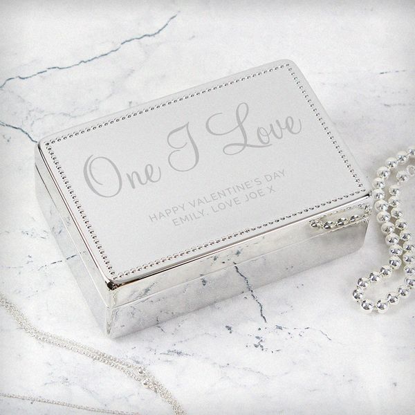 Modal Additional Images for Personalised Rectangular Jewellery Box