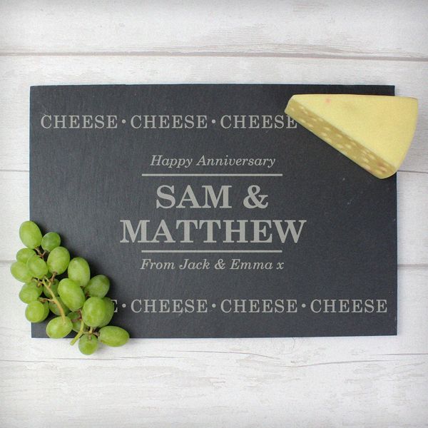 Modal Additional Images for Personalised Cheese Cheese Cheese Slate Cheese Board