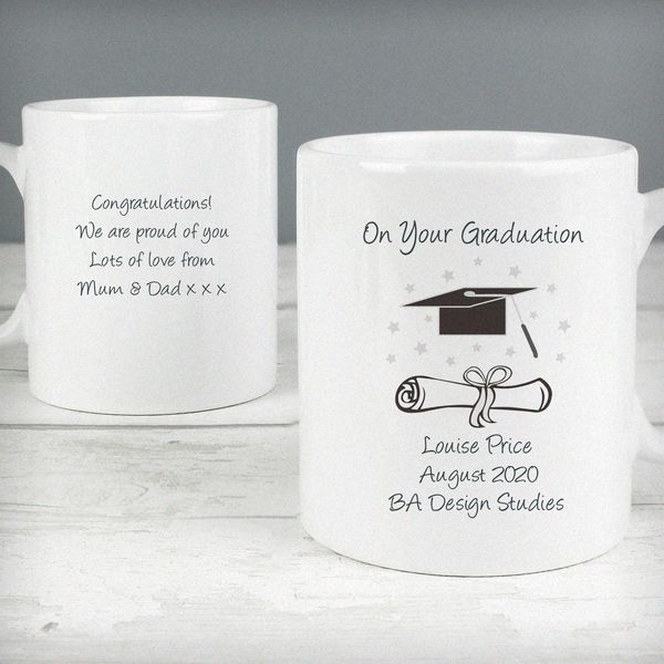 (image for) Personalised Graduation Slim Mug - Click Image to Close