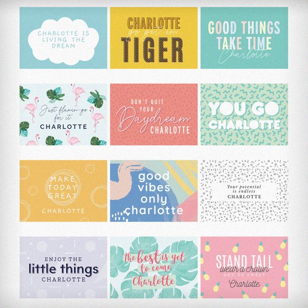 Modal Additional Images for Personalised A4 Motivational Quotes Calendar