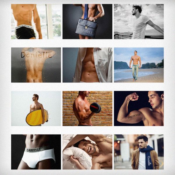 Modal Additional Images for Personalised A4 Hot Hunks Calendar