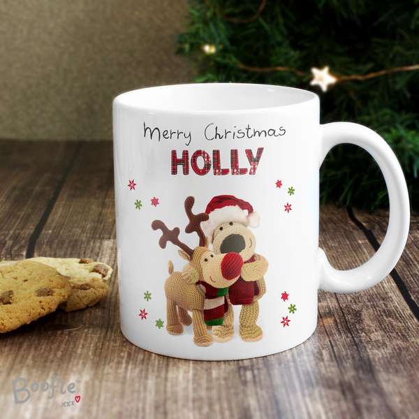 Modal Additional Images for Personalised Boofle Christmas Reindeer Mug