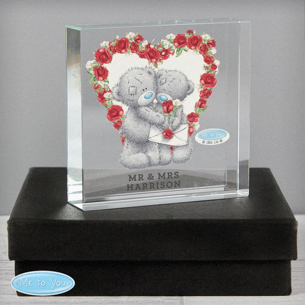 Modal Additional Images for Personalised Me to You Valentine Large Crystal Token