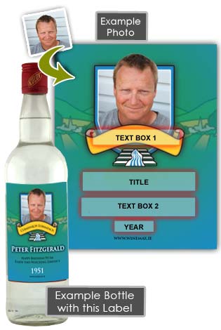 (image for) Limerick GAA Fan Birthday Present Personalised Vodka Gifts - Click Image to Close