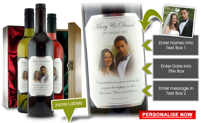  Personalised Wine Wedding Gift 