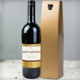 (image for) Personalised Gold Label Red Wine