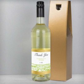 (image for) Personalised Free Text Vineyard White Wine
