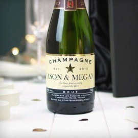 (image for) Personalised Authentic Star Champagne