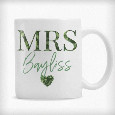 (image for) Personalised Mrs Foliage Mug