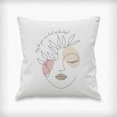 (image for) Personalised Grace Fine Line Cushion