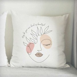 (image for) Personalised Grace Fine Line Cushion