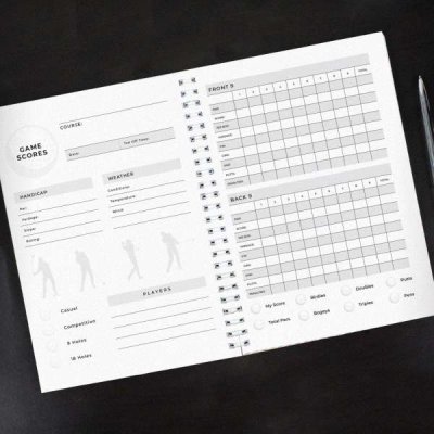 (image for) Personalised A5 Golf Log Book
