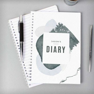 (image for) Personalised Abstract A5 Diary