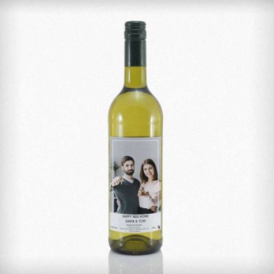 (image for) Personalised Photo Upload White Wine