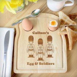 (image for) Personalised Soldiers Egg & Toast Board
