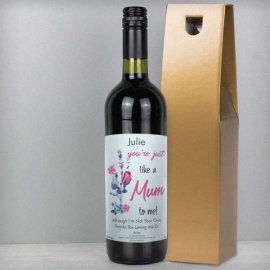 (image for) Personalised Just Like A Mum Red Wine