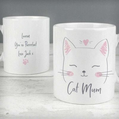 (image for) Personalised Cat Mum Mug