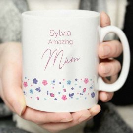 (image for) Personalised Amazing Floral Mug