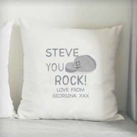 (image for) Personalised You Rock Cushion