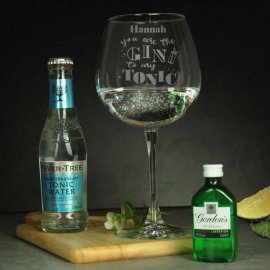 (image for) Personalised Gin To My Tonic Gin Set