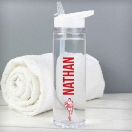 (image for) Personalised Sports Name Only Water Bottle