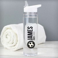 (image for) Personalised Football Badge Water Bottle