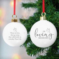 (image for) Personalised In Loving Memory Bauble