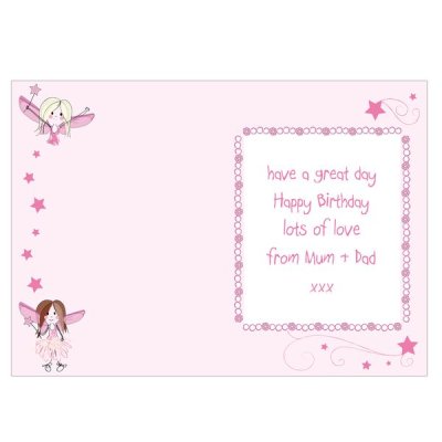 (image for) Personalised Fairy Card