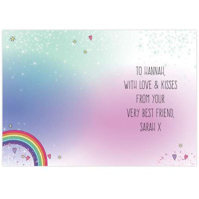 (image for) Personalised Unicorn Card