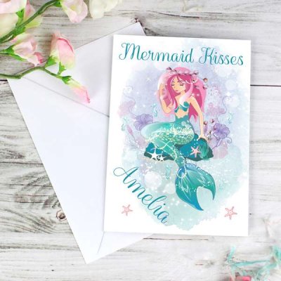 (image for) Personalised Mermaid Card