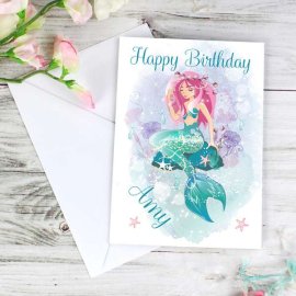 (image for) Personalised Mermaid Card