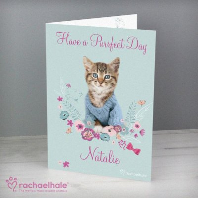 (image for) Personalised Rachael Hale Cute Kitten Card