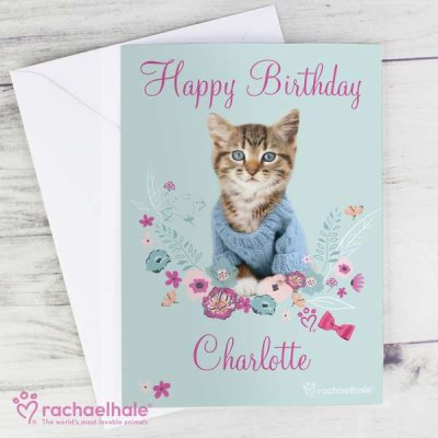 (image for) Personalised Rachael Hale Cute Kitten Card