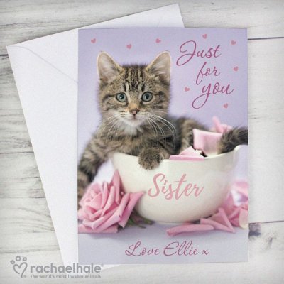(image for) Rachael Hale 'Just for You' Kitten Card