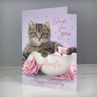 (image for) Rachael Hale 'Just for You' Kitten Card