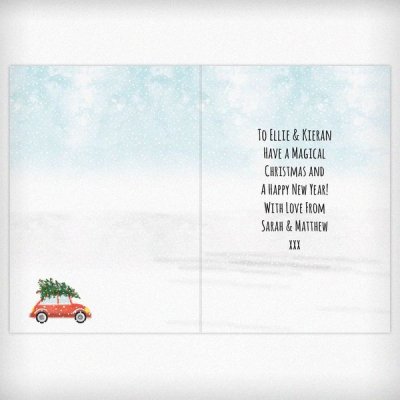 (image for) Personalised 'Driving Home For Christmas'' Card